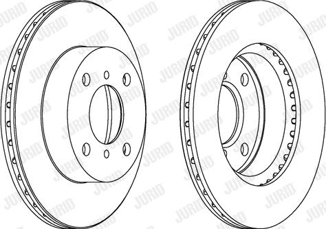 Jurid 562167JC - Bremžu diski www.autospares.lv