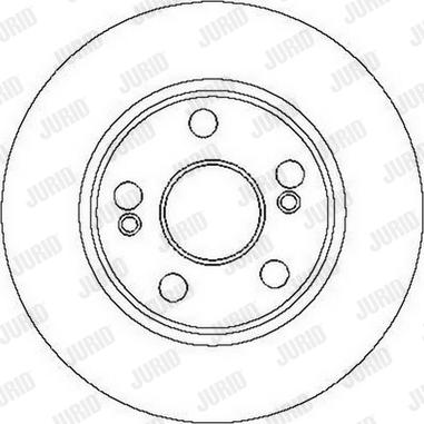 Jurid 562104J-1 - Bremžu diski www.autospares.lv