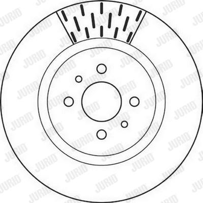 Jurid 562108J - Bremžu diski www.autospares.lv