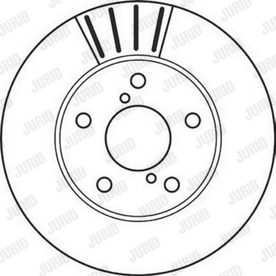 Jurid 562116J - Brake Disc www.autospares.lv