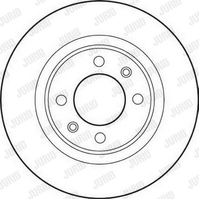 Jurid 562189J-1 - Bremžu diski www.autospares.lv