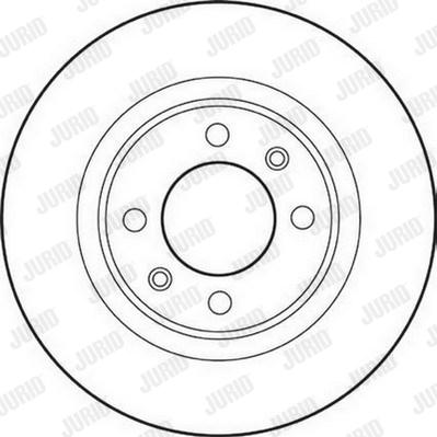 Jurid 562189J - Bremžu diski www.autospares.lv