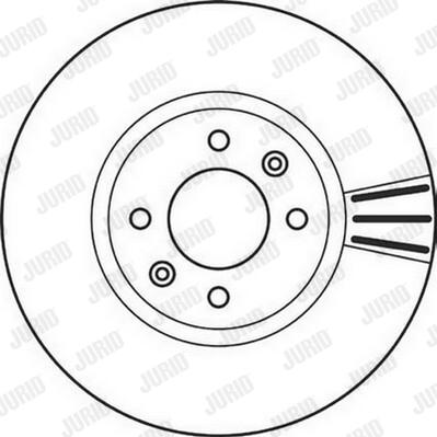 Jurid 562131J-1 - Bremžu diski autospares.lv