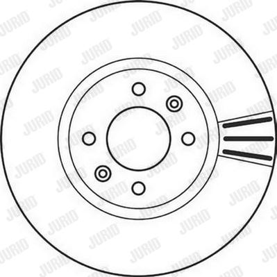 Jurid 562131J - Bremžu diski autospares.lv