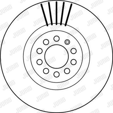 Jurid 562132J - Bremžu diski www.autospares.lv