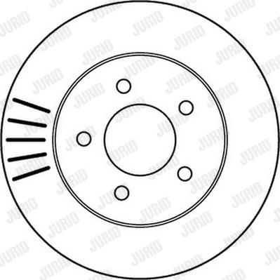 Jurid 562137J - Bremžu diski autospares.lv