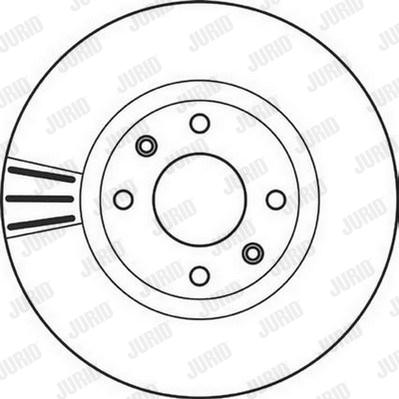 Jurid 562129J - Bremžu diski www.autospares.lv