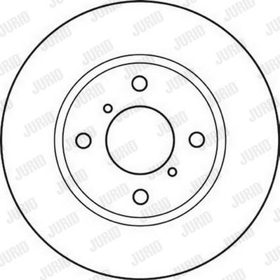 Jurid 562124JC-1 - Bremžu diski www.autospares.lv