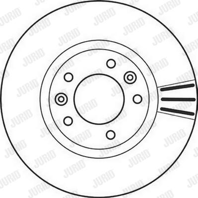 Jurid 562126JC-1 - Bremžu diski autospares.lv