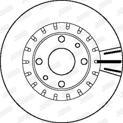 Jurid 562121J - Bremžu diski www.autospares.lv