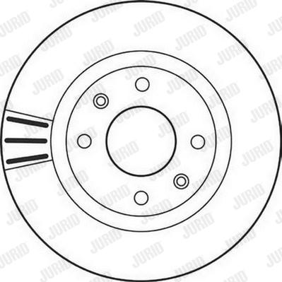 Jurid 562128J - Тормозной диск www.autospares.lv