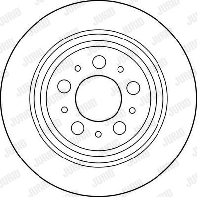 Jurid 562174J - Bremžu diski www.autospares.lv