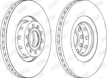 Jurid 562175J - Bremžu diski autospares.lv