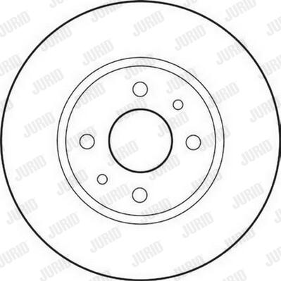 Jurid 562178JC-1 - Bremžu diski www.autospares.lv