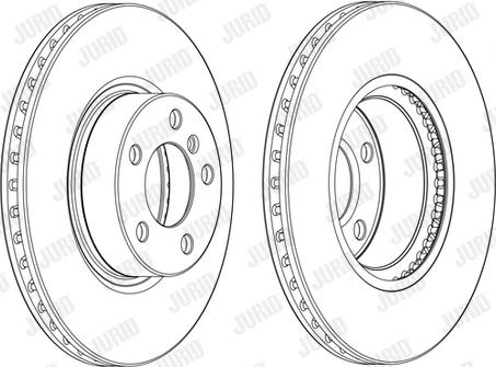 Jurid 562891JC-1 - Bremžu diski www.autospares.lv