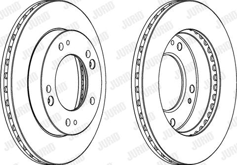 Jurid 562841J-1 - Тормозной диск www.autospares.lv