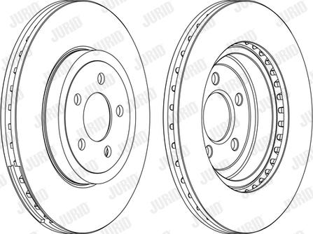 Jurid 562868JC-1 - Bremžu diski www.autospares.lv