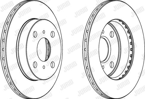 Jurid 562867JC - Bremžu diski www.autospares.lv