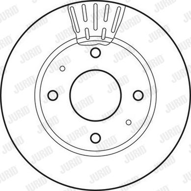 Jurid 562806JC - Bremžu diski www.autospares.lv