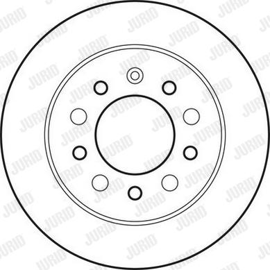 Jurid 562816JC-1 - Bremžu diski www.autospares.lv