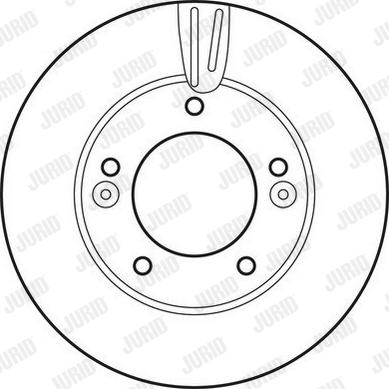 Jurid 562818JC - Bremžu diski www.autospares.lv