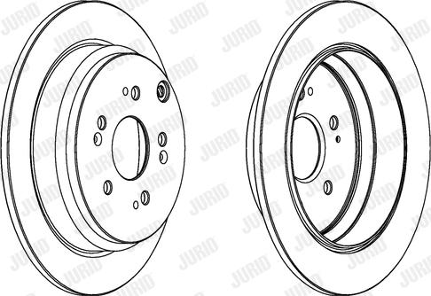 Jurid 562884JC - Bremžu diski www.autospares.lv