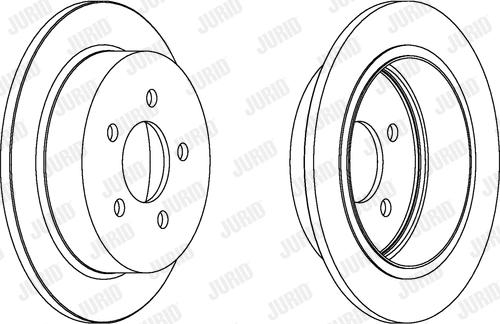 Jurid 562880JC - Bremžu diski www.autospares.lv