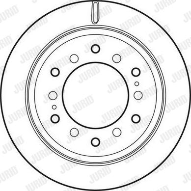 Jurid 562827JC - Bremžu diski www.autospares.lv