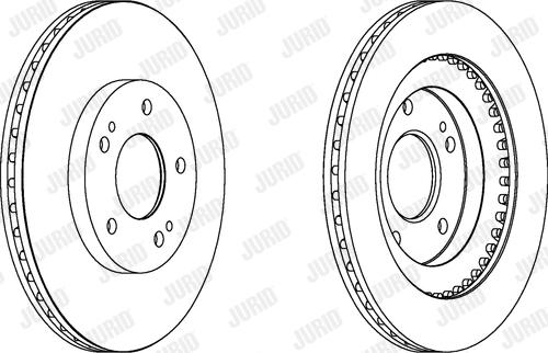 Jurid 562875JC - Bremžu diski www.autospares.lv