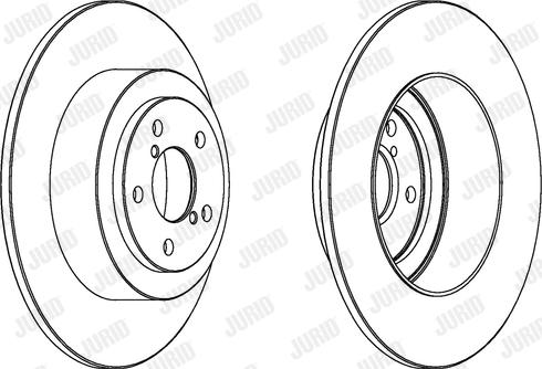 Jurid 562876J-1 - Bremžu diski www.autospares.lv