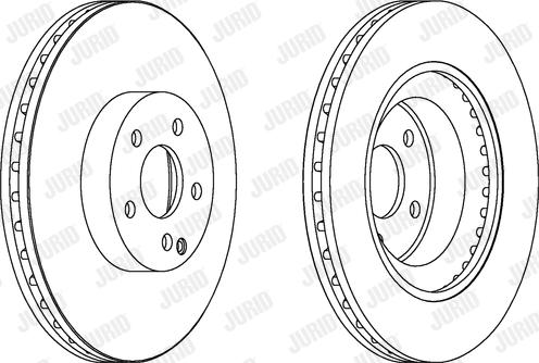 Jurid 562396J - Bremžu diski www.autospares.lv