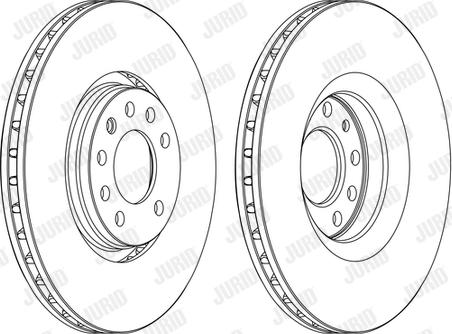 Jurid 562390J - Bremžu diski www.autospares.lv