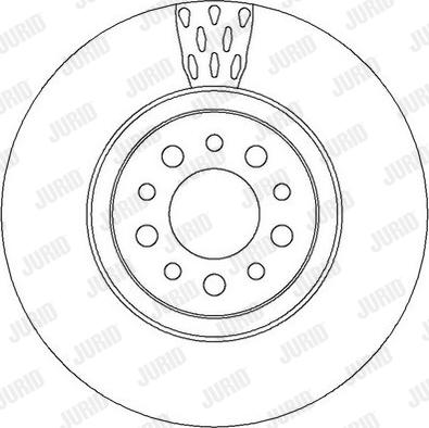 Jurid 562391JC - Bremžu diski www.autospares.lv