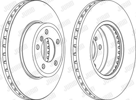 Jurid 562397J - Bremžu diski www.autospares.lv