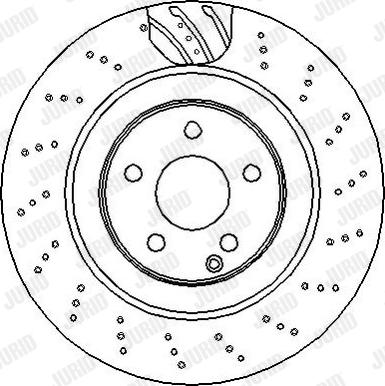 Jurid 562345J - Bremžu diski www.autospares.lv