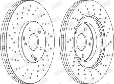 Jurid 562354JC-1 - Bremžu diski www.autospares.lv