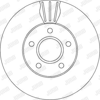 Jurid 562364JC-1 - Bremžu diski www.autospares.lv