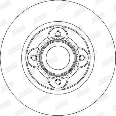 Jurid 562366JC-1 - Bremžu diski www.autospares.lv