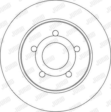 Jurid 562361J - Brake Disc www.autospares.lv