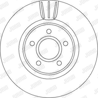 Jurid 562363J - Brake Disc www.autospares.lv