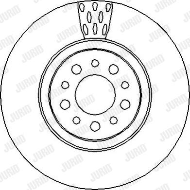 Jurid 562300J - Bremžu diski www.autospares.lv