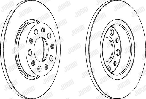 Jurid 562301JC-1 - Bremžu diski www.autospares.lv