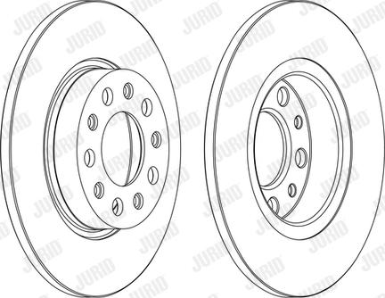 Jurid 562301JC - Bremžu diski www.autospares.lv