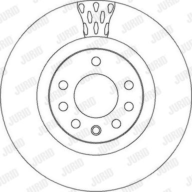 Jurid 562303J - Bremžu diski www.autospares.lv