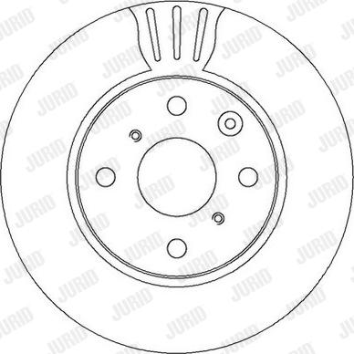 Jurid 562311JC - Тормозной диск www.autospares.lv