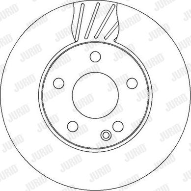 Jurid 562312JC-1 - Bremžu diski www.autospares.lv