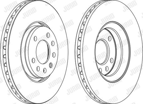 Jurid 562385J - Bremžu diski www.autospares.lv