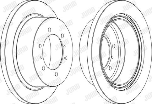 Jurid 562380JC-1 - Brake Disc www.autospares.lv