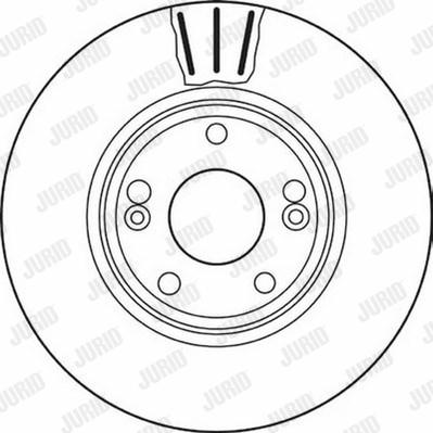 Jurid 562381JC - Bremžu diski www.autospares.lv