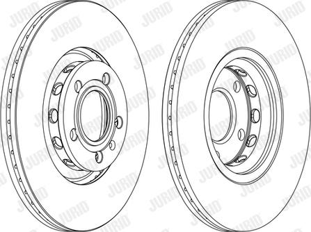 Jurid 562383JC - Bremžu diski www.autospares.lv